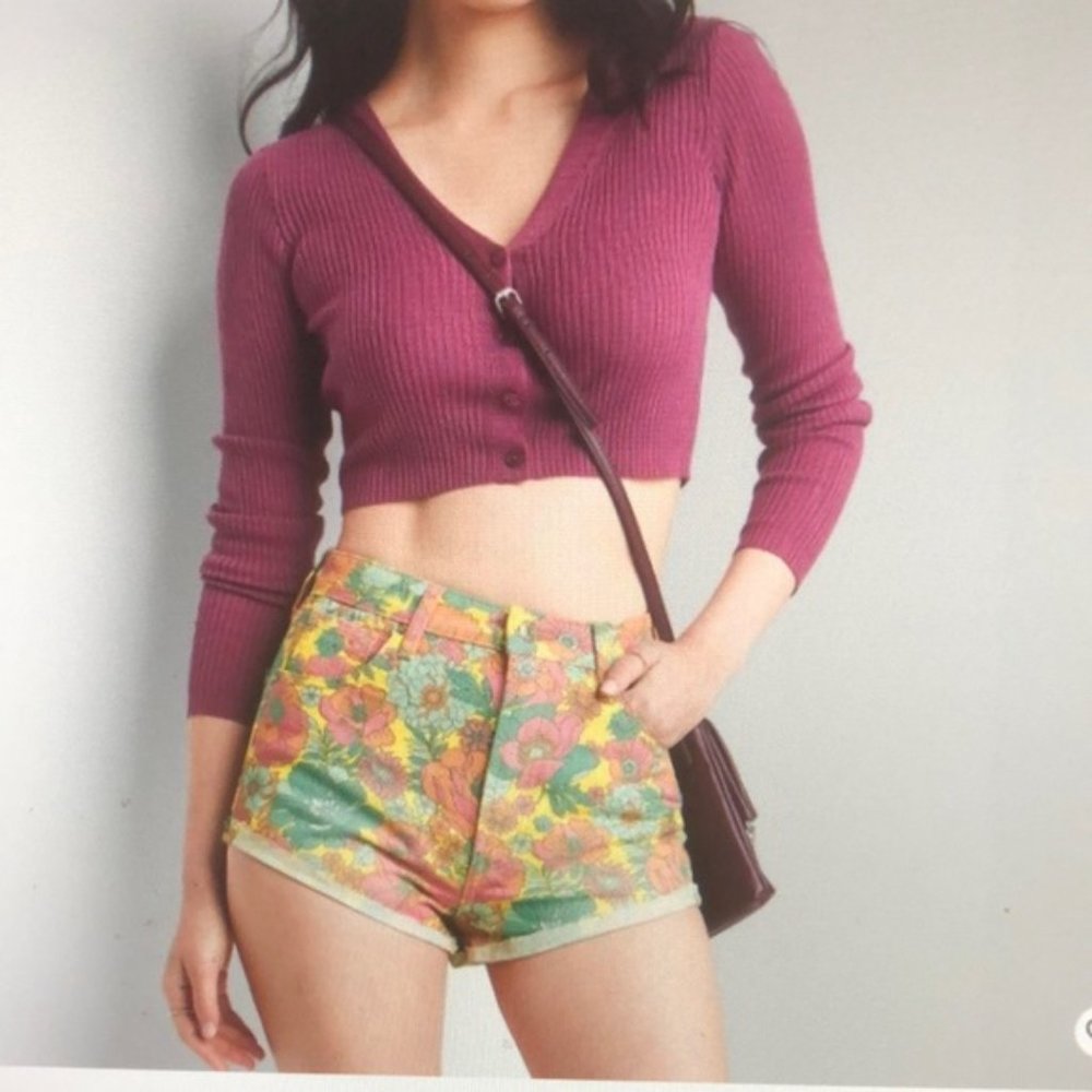 Women's Super-High Rise Cheeky Jean Shorts - Wild Fable™